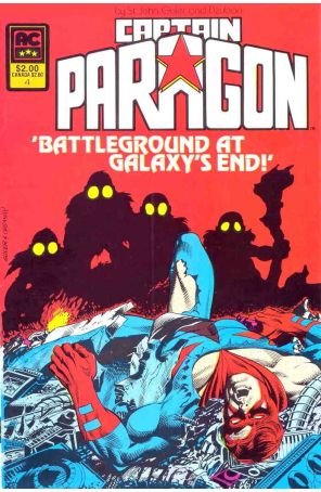 Captain Paragon 4 published by AC with cover art by Greg Guler and Jerry Ordway
