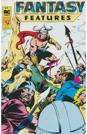 Fantasy Features 1 published by AC with cover art by Dell Barras