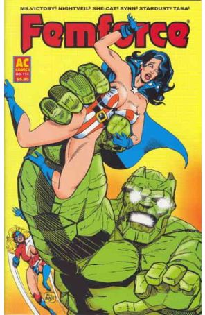Femforce 114 published by AC with cover art by Bill Black
