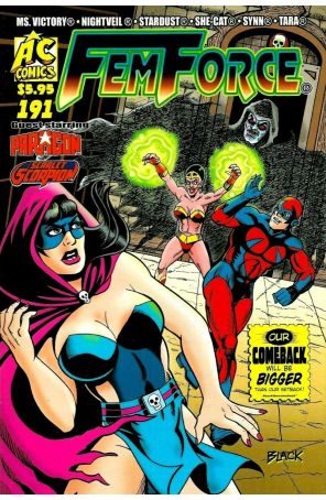 Femforce 191 published by AC with cover art by Eric Coile