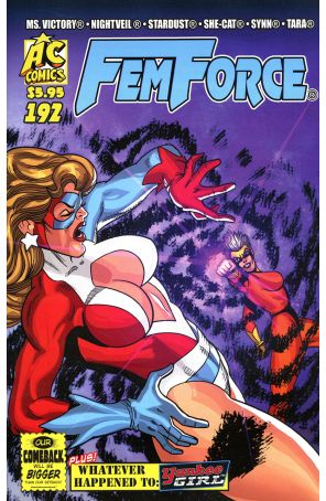 Femforce 192 published by AC with cover art by Bill Black