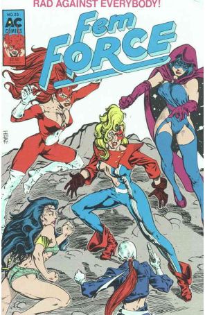 Femforce 23 published by AC with cover art by Mark Heike