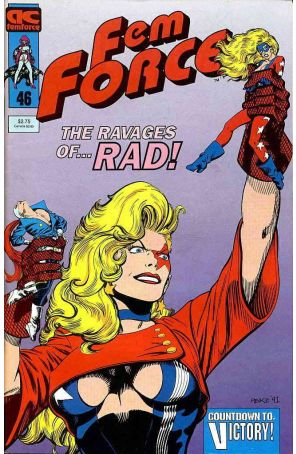 Femforce 46 published by AC with cover art by Mark Heike