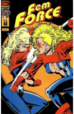 Femforce 48 published by AC with cover art by Dave Roberts