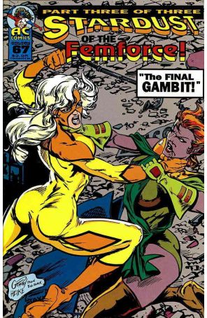 Femforce 67 published by AC with cover art by Bill Black