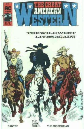 Great American Western 1 published by AC with cover art by Dell Barras