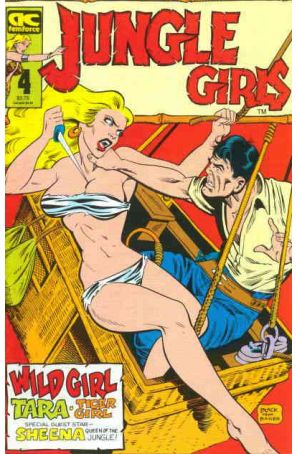 Jungle Girls 4 published by AC with cover art by Bill Black