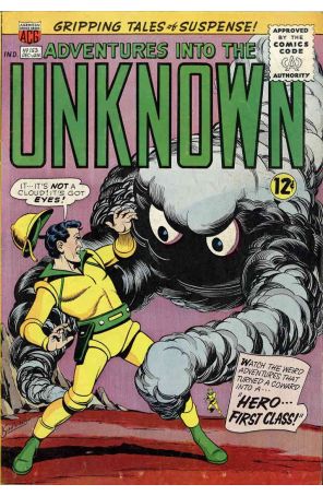 Adventures into the Unknown 153 published by ACG with cover art by Kurt Schaffenberger