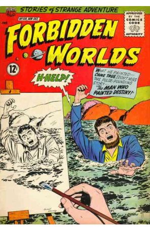 Forbidden Worlds 108 published by ACG with cover art by Ogden Whitney