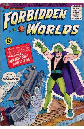 Forbidden Worlds 126 published by ACG with cover art by Pete Costanza