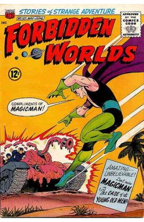Forbidden Worlds 127 published by ACG with cover art by Pete Costanza