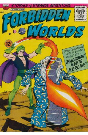 Forbidden Worlds 128 published by ACG with cover art by Pete Costanza