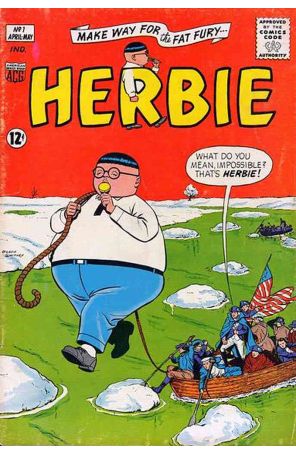 Herbie (ACG) 1 published by ACG with cover art by Ogden Whitney