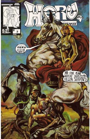 Heru, Son of Ausar 2 published by Acme with cover art by Roger Barnes