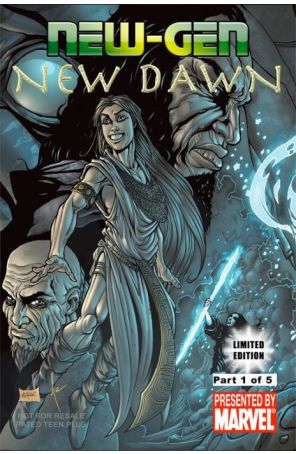 New-Gen: New Dawn 1 published by Marvel with cover art by Abdul Rashid and Edgar Arce