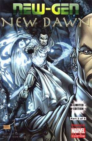 New-Gen: New Dawn 2 published by Marvel with cover art by Abdul Rashid and Edgar Arce