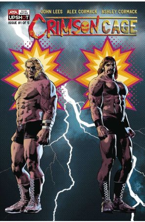 The Crimson Cage 1A published by AWA with cover art by Mike Deodato Jr.
