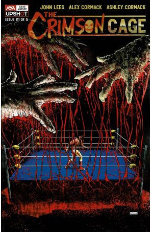 The Crimson Cage 1 published by AWA with cover art by Alex Cormack