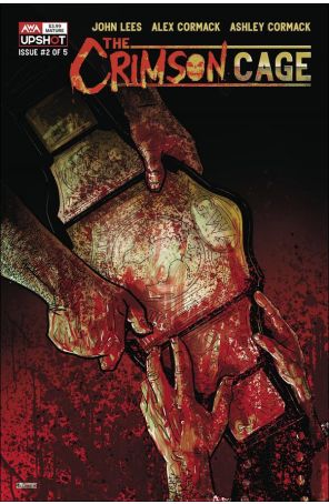 The Crimson Cage 2 published by AWA with cover art by Alex Cormack