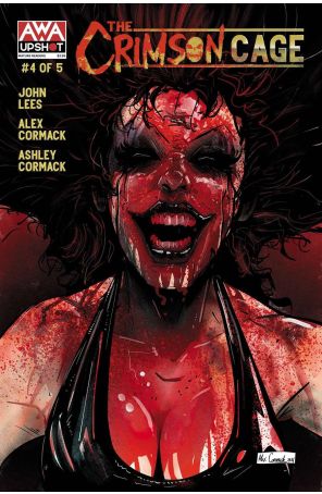 The Crimson Cage 4 published by AWA with cover art by Alex Cormack