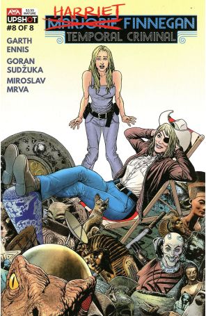 Marjorie Finnegan: Temporal Criminal 8 published by AWA with cover art by Andy Clarke