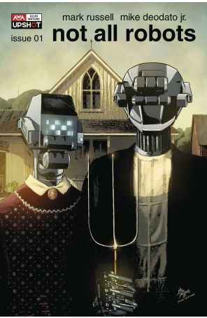 Not All Robots 1A published by AWA with cover art by Rahzzah
