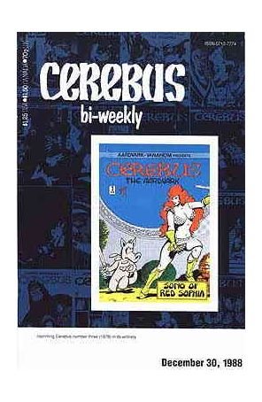 Cerebus Bi-Weekly 3 published by Aardvark-Vanaheim with cover art by Dave Sim