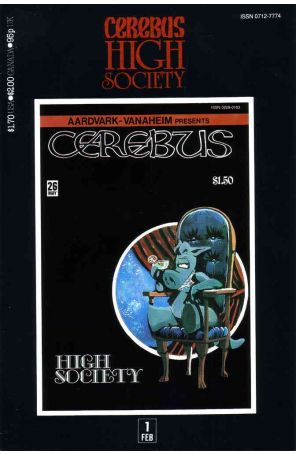 Cerebus High Society 1 published by Aardvark-Vanaheim