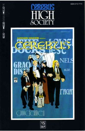 Cerebus High Society 15 published by Aardvark-Vanaheim