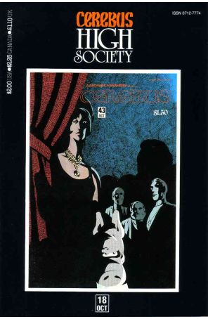 Cerebus High Society 18 published by Aardvark-Vanaheim