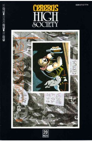 Cerebus High Society 20 published by Aardvark-Vanaheim