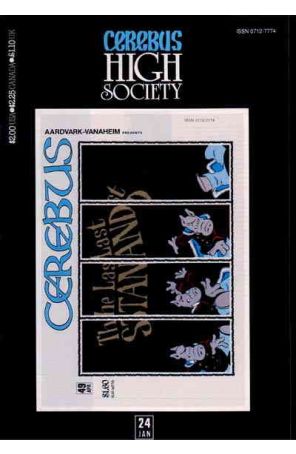 Cerebus High Society 24 published by Aardvark-Vanaheim