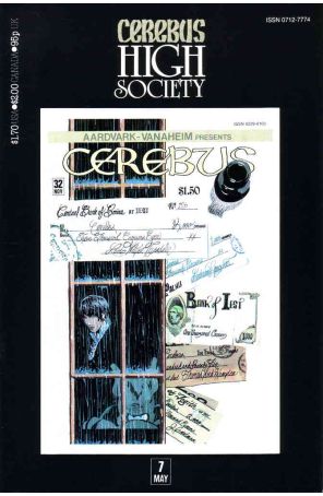 Cerebus High Society 7 published by Aardvark-Vanaheim