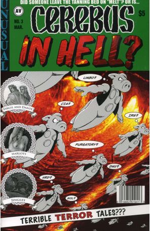 Cerebus In Hell? 3 published by Aardvark-Vanaheim with cover art by Dave Sim