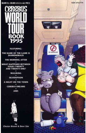 Cerebus World Tour Book 1 published by Aardvark-Vanaheim with cover art by Dave Sim