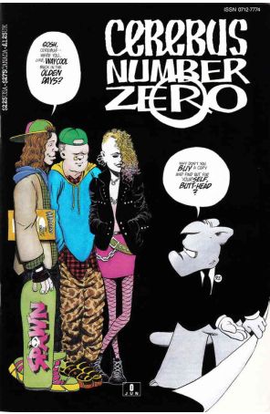Cerebus the Aardvark 0 published by Aardvark-Vanaheim with cover art by Dave Sim