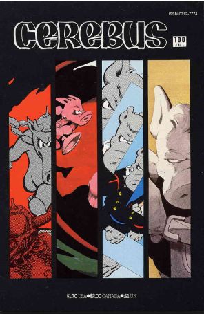 Cerebus the Aardvark 100 published by Aardvark-Vanaheim with cover art by Dave Sim
