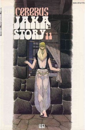 Cerebus the Aardvark 124 published by Aardvark-Vanaheim with cover art by Dave Sim