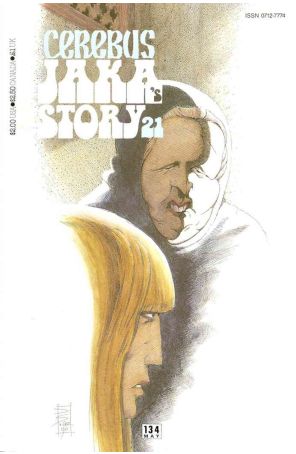 Cerebus the Aardvark 134 published by Aardvark-Vanaheim with cover art by Dave Sim