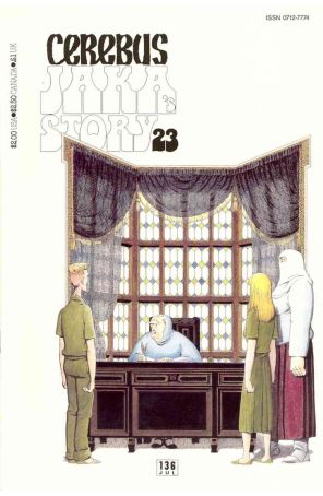 Cerebus the Aardvark 136 published by Aardvark-Vanaheim with cover art by Dave Sim