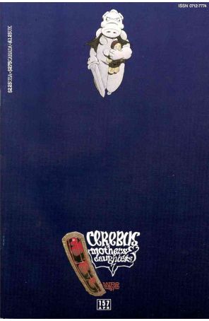 Cerebus the Aardvark 157 published by Aardvark-Vanaheim with cover art by Dave Sim