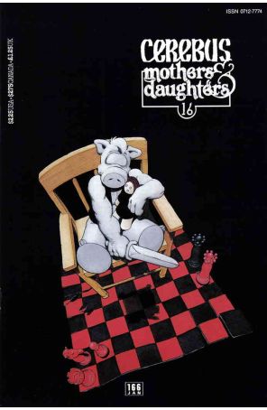 Cerebus the Aardvark 166 published by Aardvark-Vanaheim with cover art by Dave Sim