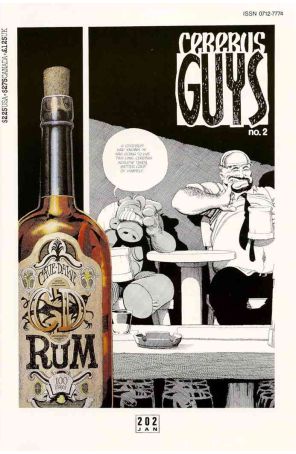 Cerebus the Aardvark 202 published by Aardvark-Vanaheim with cover art by Dave Sim