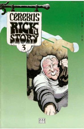 Cerebus the Aardvark 222 published by Aardvark-Vanaheim with cover art by Dave Sim