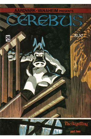 Cerebus the Aardvark 24 published by Aardvark-Vanaheim with cover art by Dave Sim