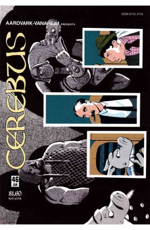 Cerebus the Aardvark 46 published by Aardvark-Vanaheim with cover art by Dave Sim