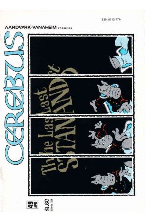 Cerebus the Aardvark 49 published by Aardvark-Vanaheim with cover art by Dave Sim