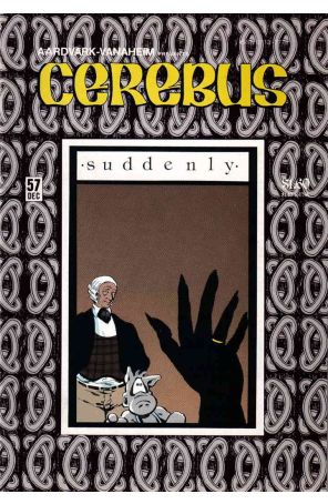 Cerebus the Aardvark 57 published by Aardvark-Vanaheim with cover art by Dave Sim