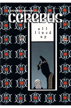 Cerebus the Aardvark 58 published by Aardvark-Vanaheim with cover art by Dave Sim