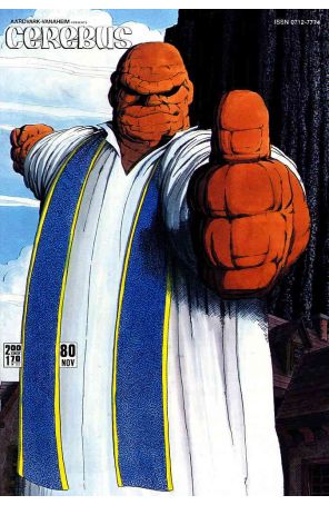 Cerebus the Aardvark 80 published by Aardvark-Vanaheim with cover art by Dave Sim